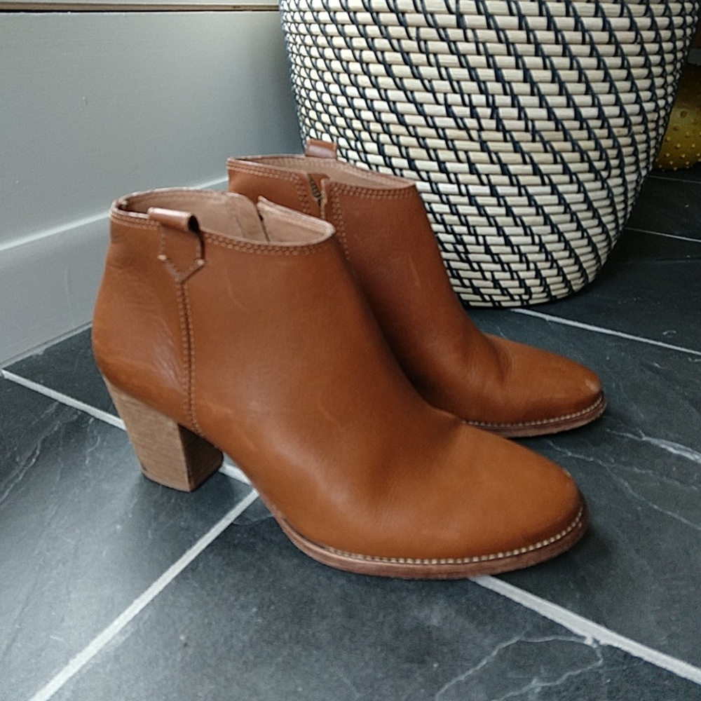 Madewell Brown Billie Boots